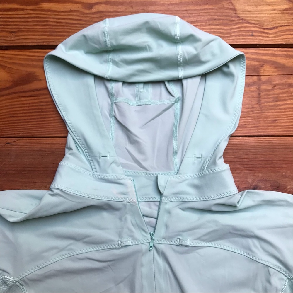 Lululemon Mint Half Zip Hoodie, EUC, 10 - Picture 4 of 16